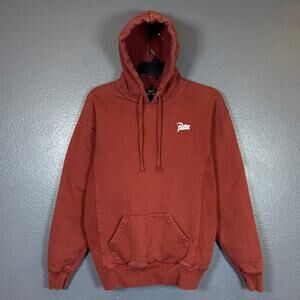 Patta XS men’s burgundy hoodie hooded sweatshirt small logo outdoor Size XS men